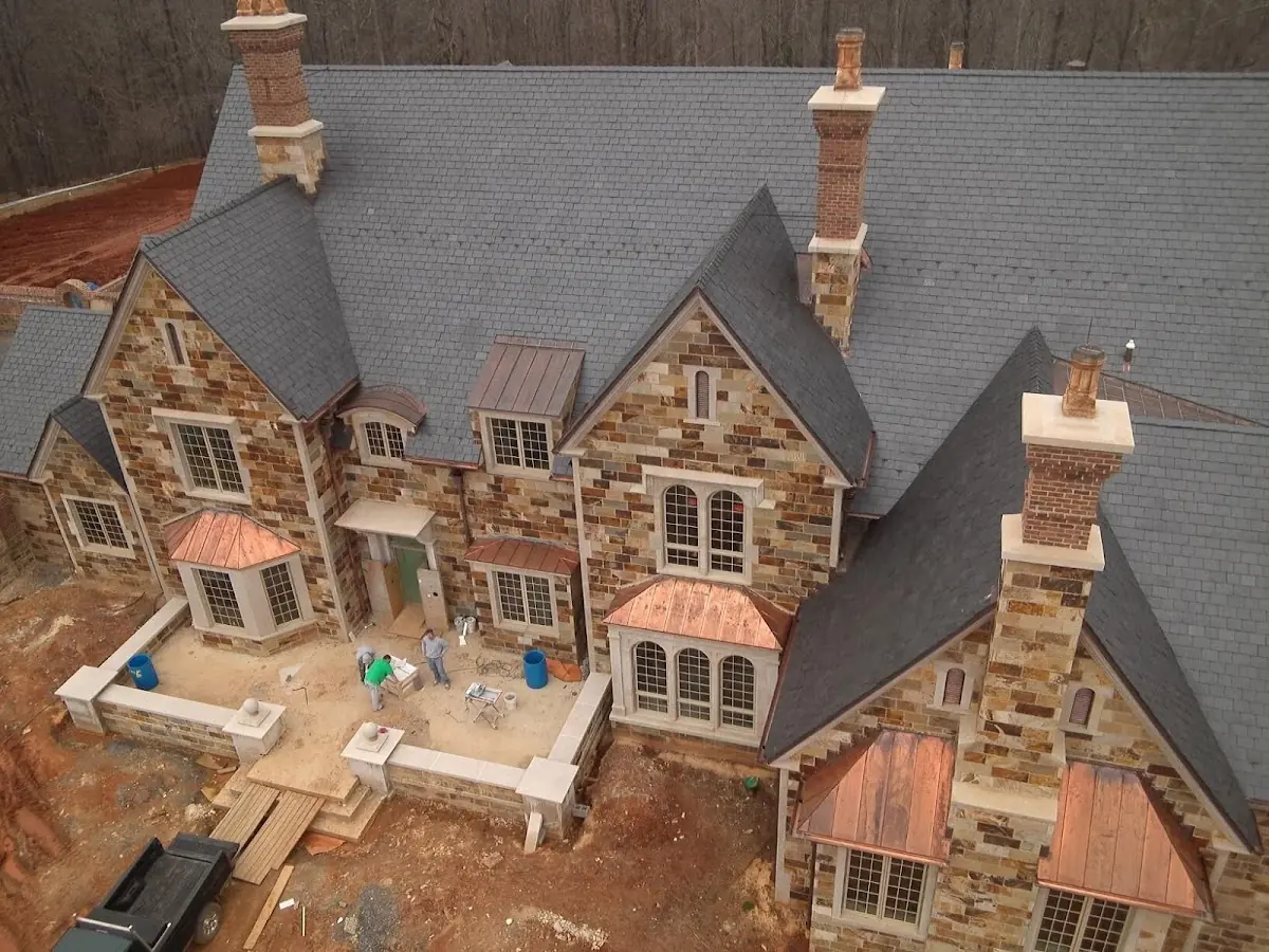 Craftsman Roofing Slate Roof Repair project in Mount Washington